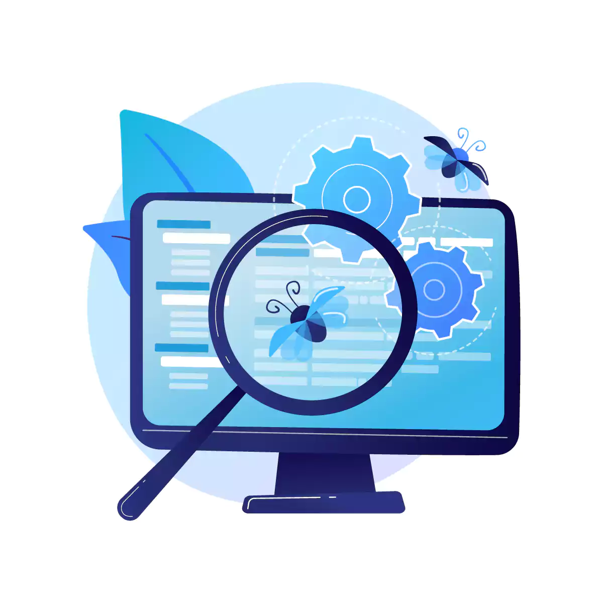 A generic square placeholder image with rounded corners in a figure.